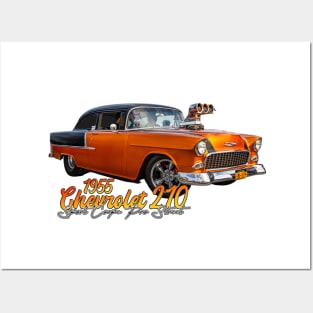 1955 Chevrolet 210 Sport Coupe Pro Street Posters and Art